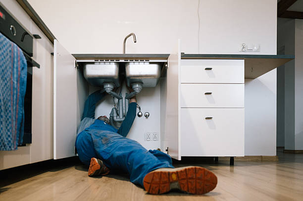 Professional Drain Cleaning technician working in Egg Harbor Township, NJ